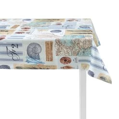 Tovaglia Da Tavola Antigua Di Maestri Cotonieri Per 6 O 12 Persone P610