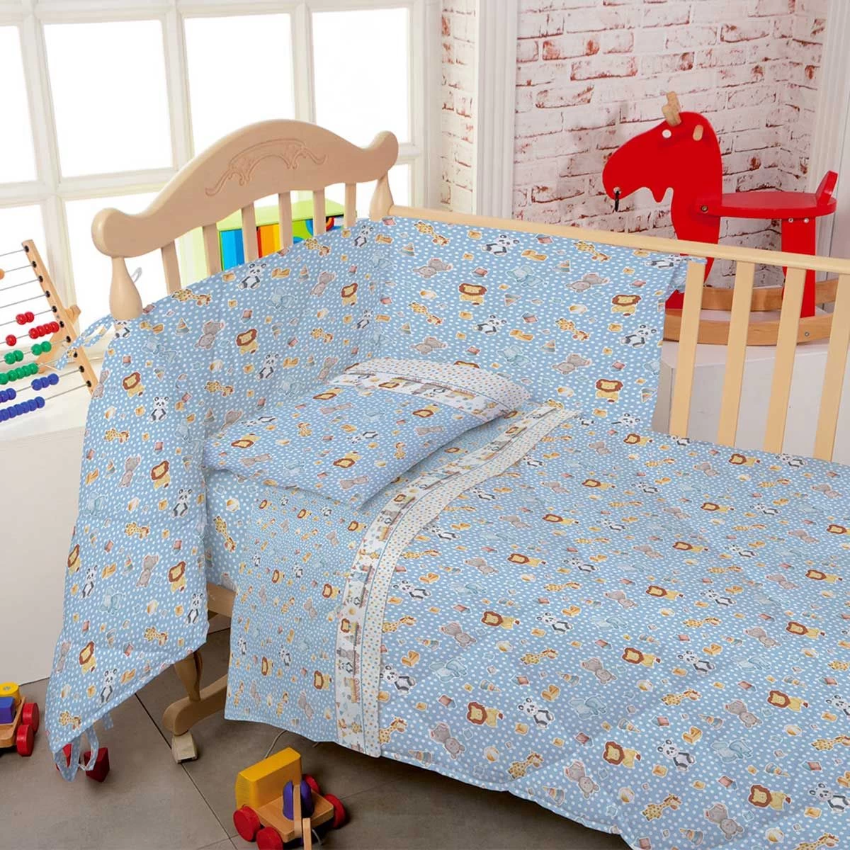 Trapuntino Karina Di Biancaluna Per Lettino Baby Con Paracolpi W932 - immagine 2