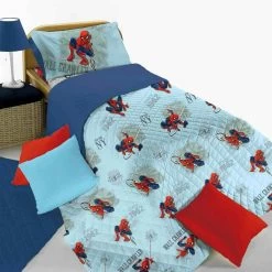 Trapuntino Spiderman Marvel Per Letto Singolo W889