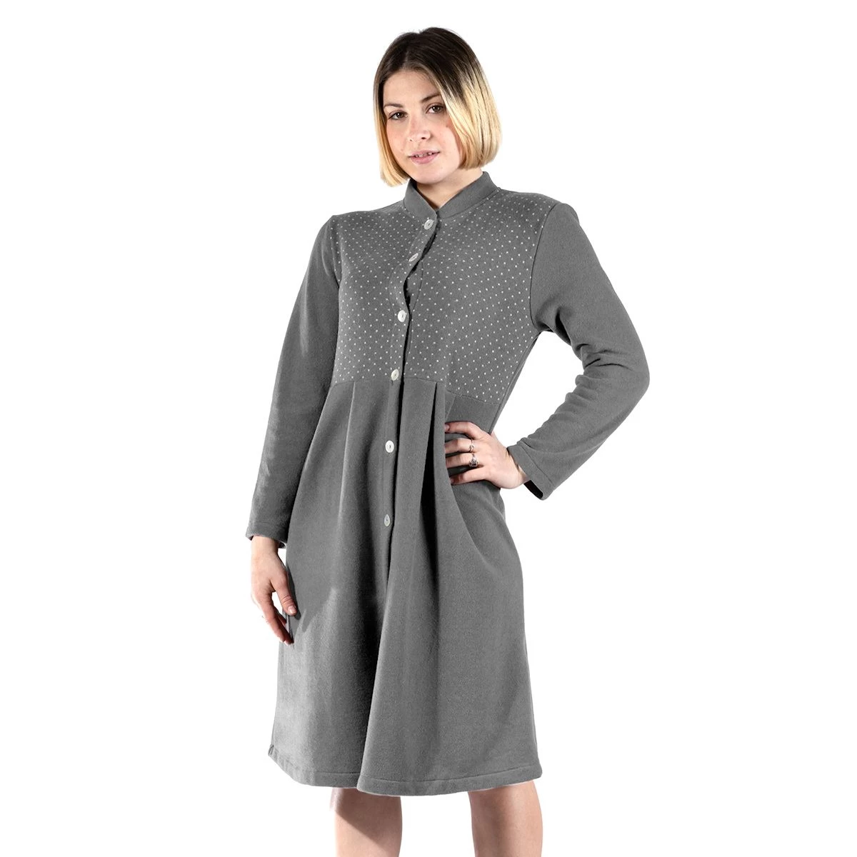 Vestaglia Donna Invernale Ginetta Di Toscana Lingerie J825 - immagine 2