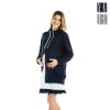 Vestaglia Gestante Mammain Premaman In Caldo Cotone 1683 Z394